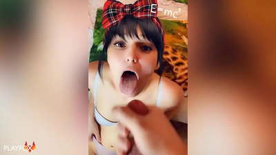 สาวโรงเรียนมัธยมได้รับ cum ครั้งแรกของเธอในปากของเธอจากเพื่อนร่วมชั้น